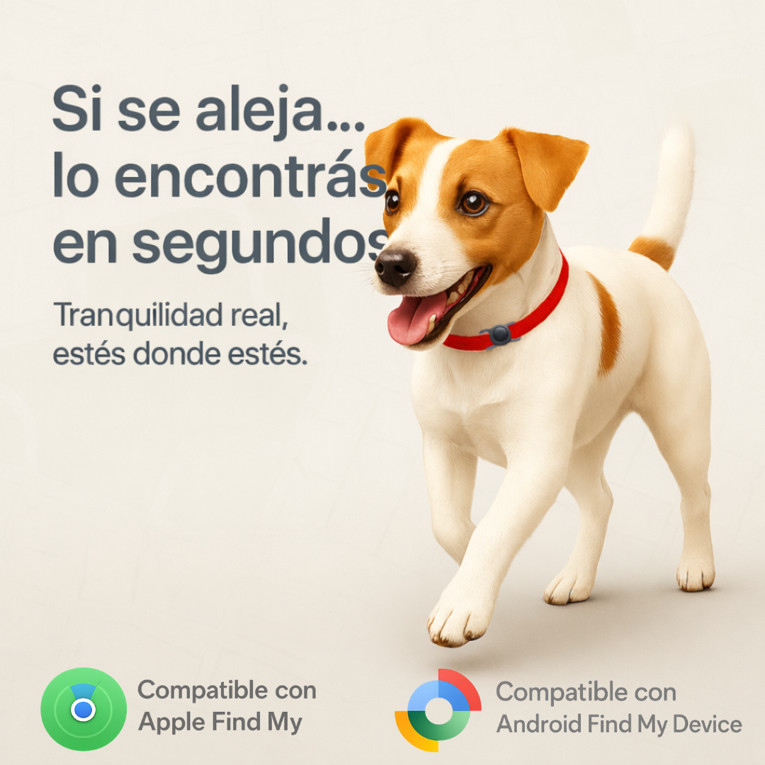Rastreador Tipo GPS Para Mascotas. | Compatible Con Android y Apple