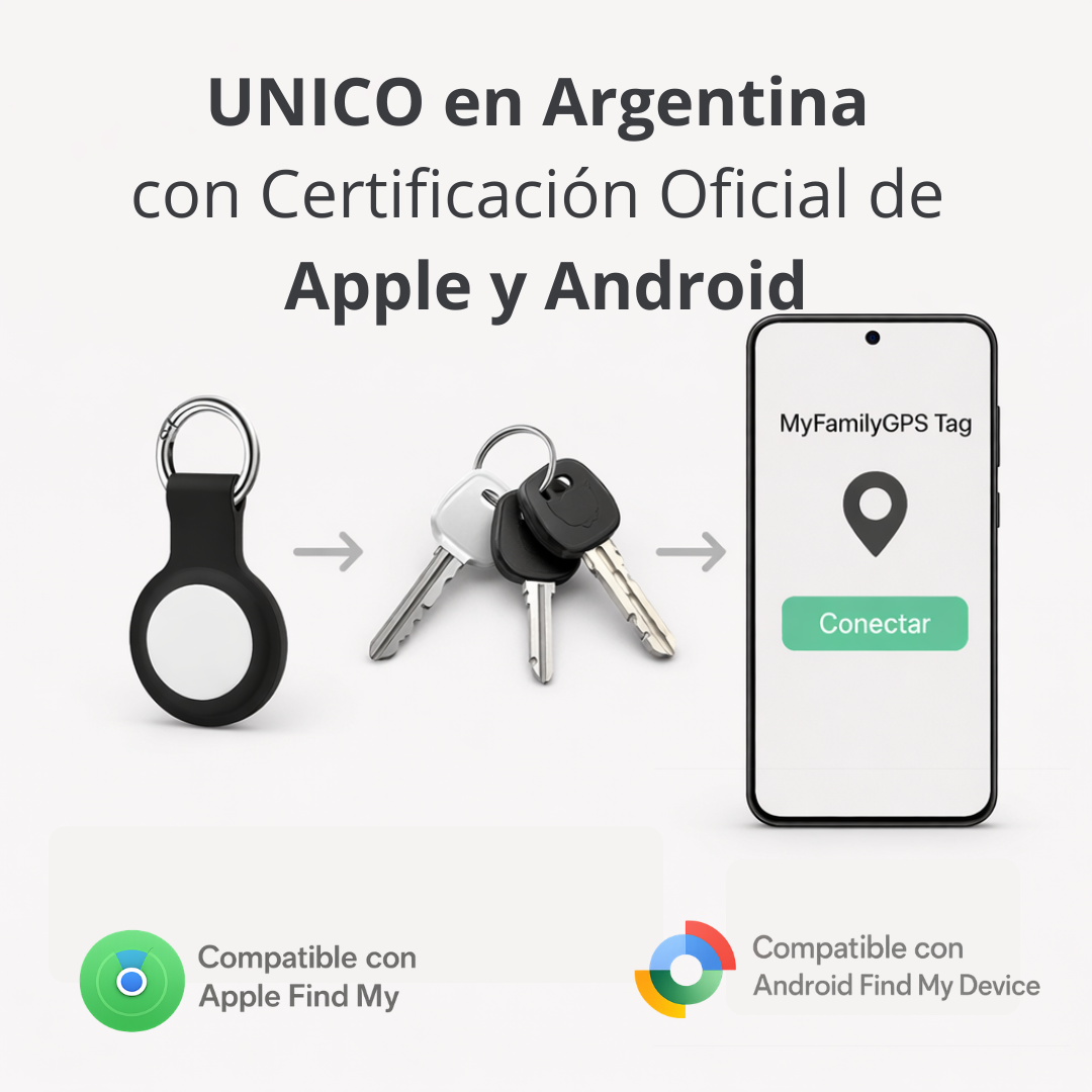 Rastreador Tipo GPS para Objetos Personales.       |     Compatible con Android y Apple