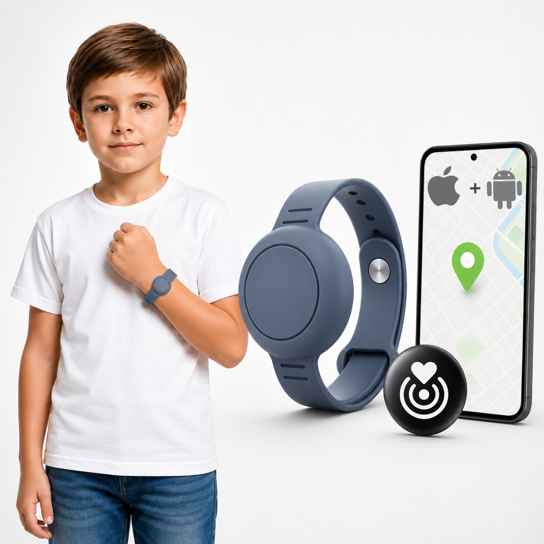 Pulsera Rastreador Tipo GPS para Niños – Compatible con iPhone y Android