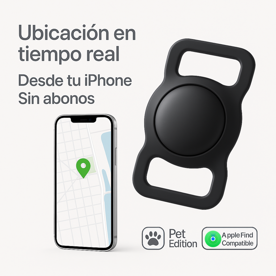 Rastreador GPS para Mascotas – Apple Find My
