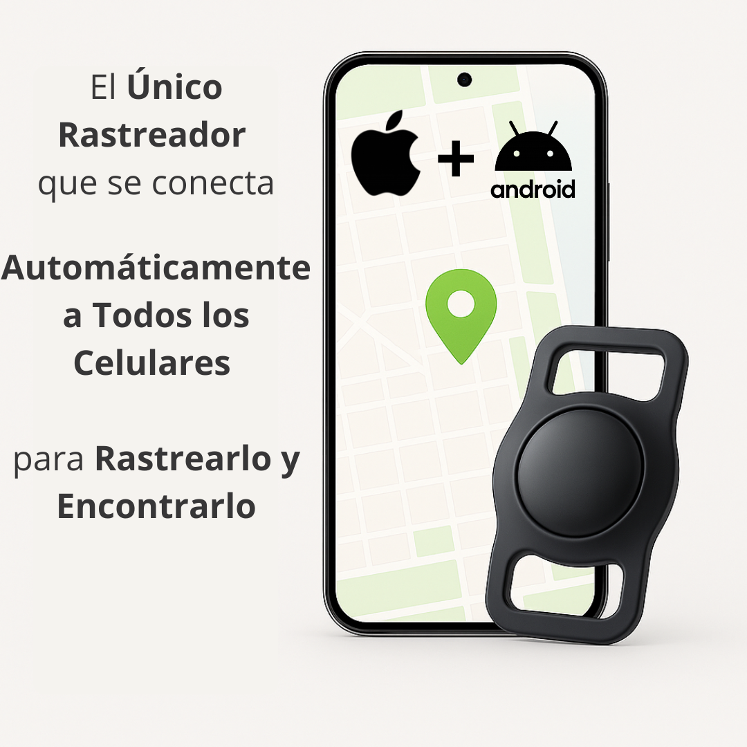 Rastreador Tipo GPS Para Mascotas.            |          Compatible Con Android y Apple