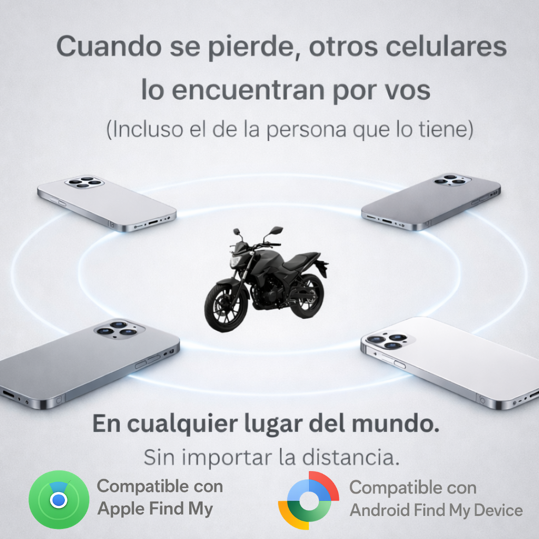 Rastreador Tipo GPS Para Motos .      |     Compatible con Android y Apple