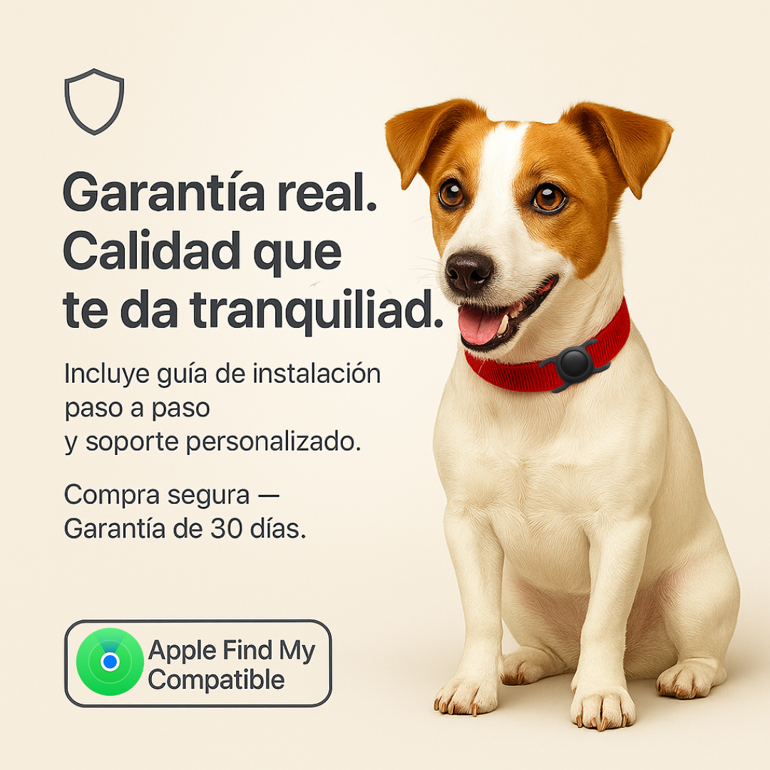 Rastreador GPS para Mascotas – Apple Find My