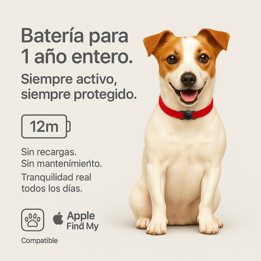 Rastreador GPS para Mascotas – Apple Find My