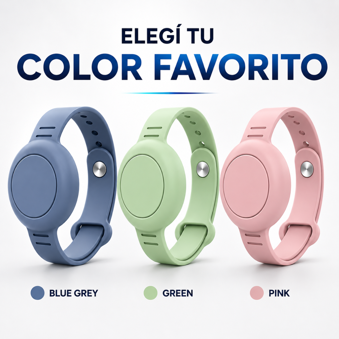 Pulsera Rastreador Tipo GPS para Niños – Compatible con iPhone y Android