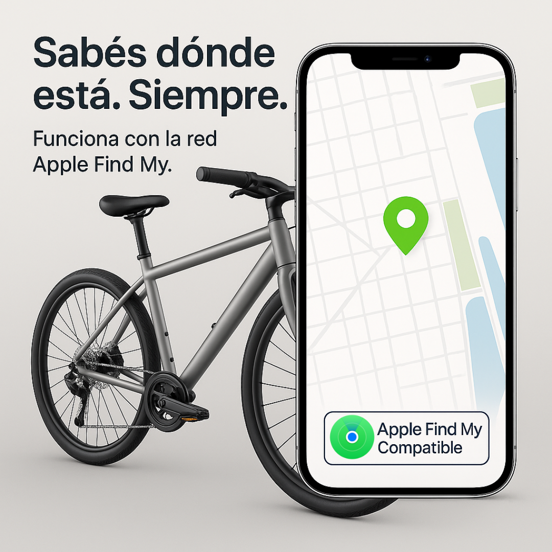 Rastreador GPS para Bicicletas – Apple Find My