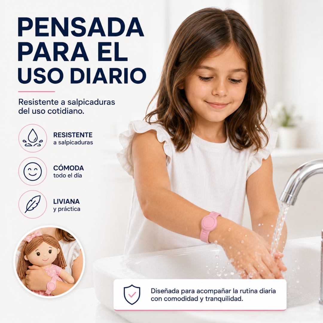 Pulsera Rastreador Tipo GPS para Niños – Compatible con iPhone y Android