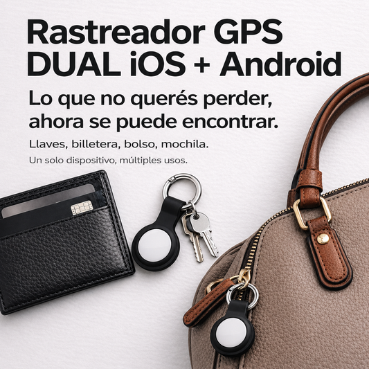 Rastreador Tipo GPS para Objetos Personales.       |     Compatible con Android y Apple