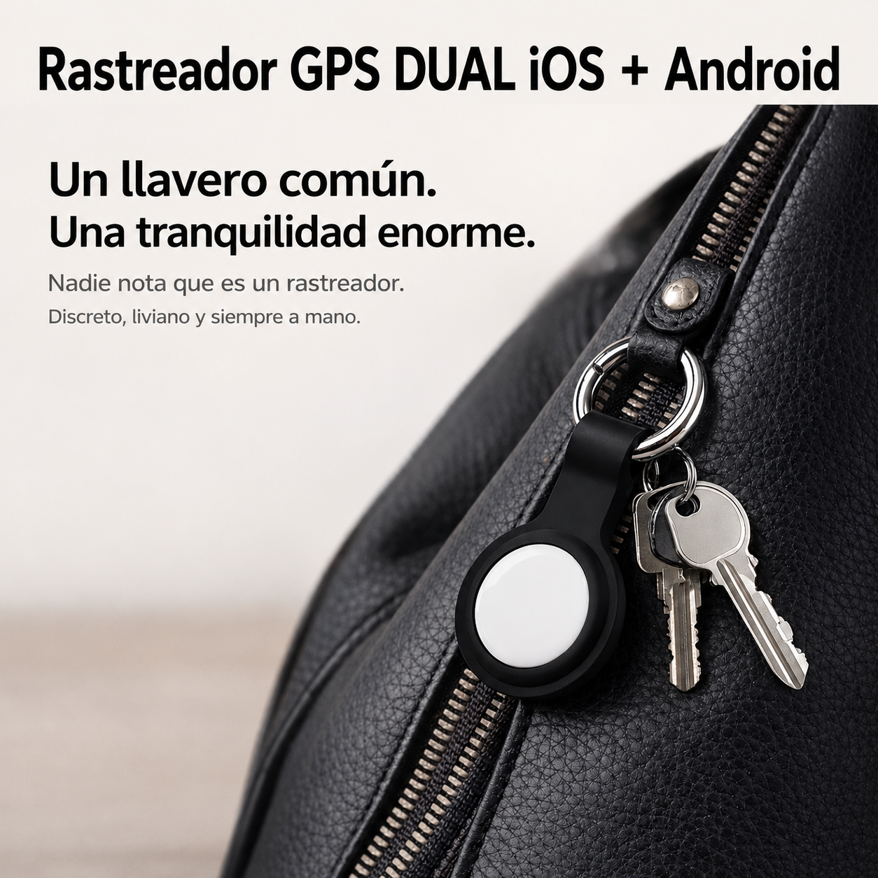 Rastreador Tipo GPS para Objetos Personales.       |     Compatible con Android y Apple