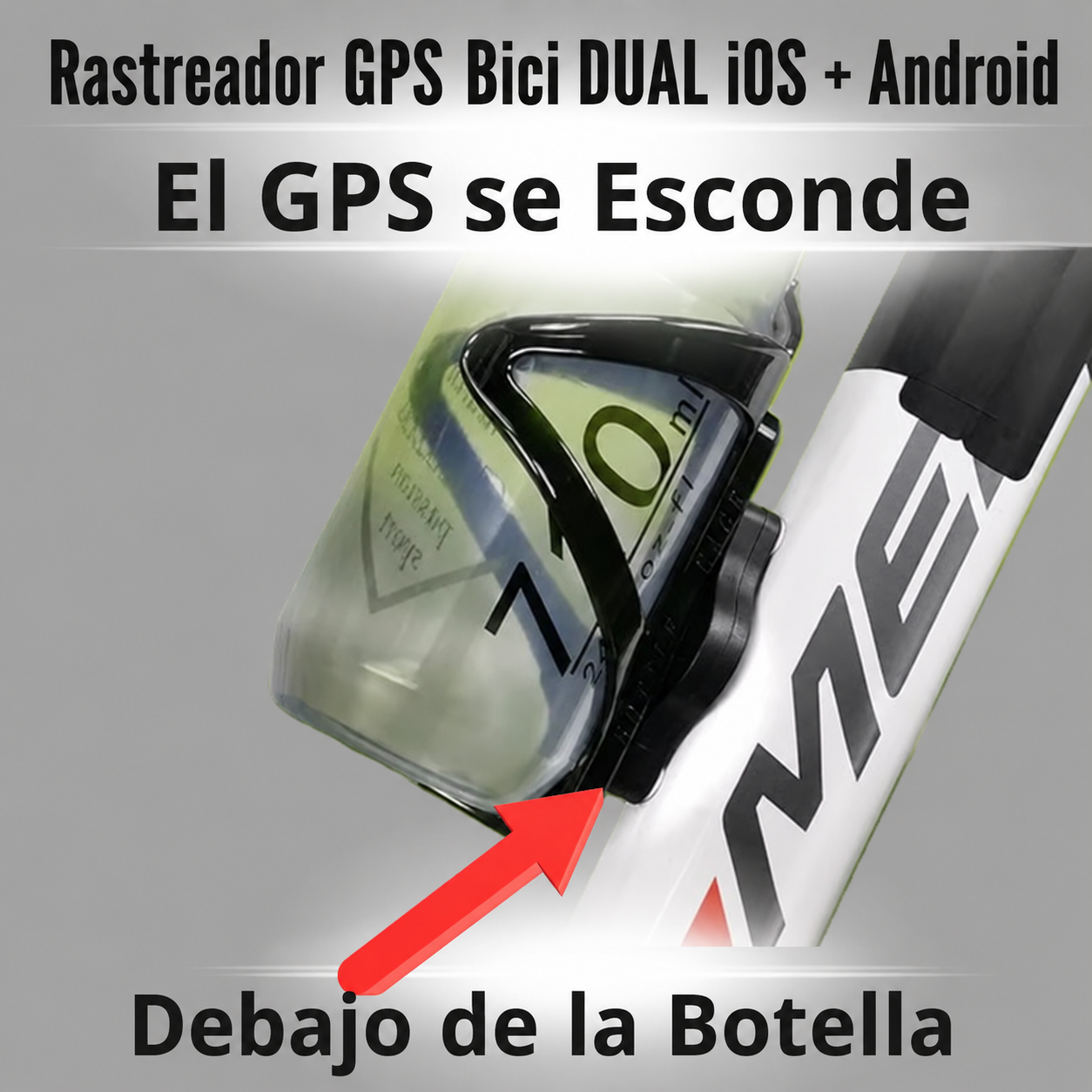 Rastreador Tipo GPS Para Bicicletas.          |             Compatible con Android y Apple