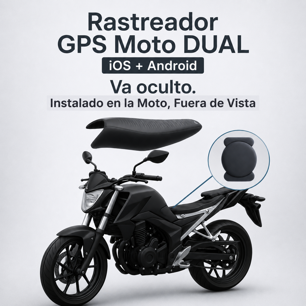 Rastreador Tipo GPS Para Motos .      |     Compatible con Android y Apple
