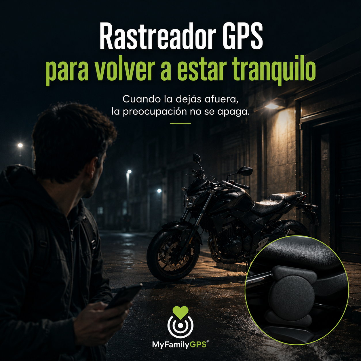 Rastreador Tipo GPS Para Motos .      |     Compatible con Android y Apple