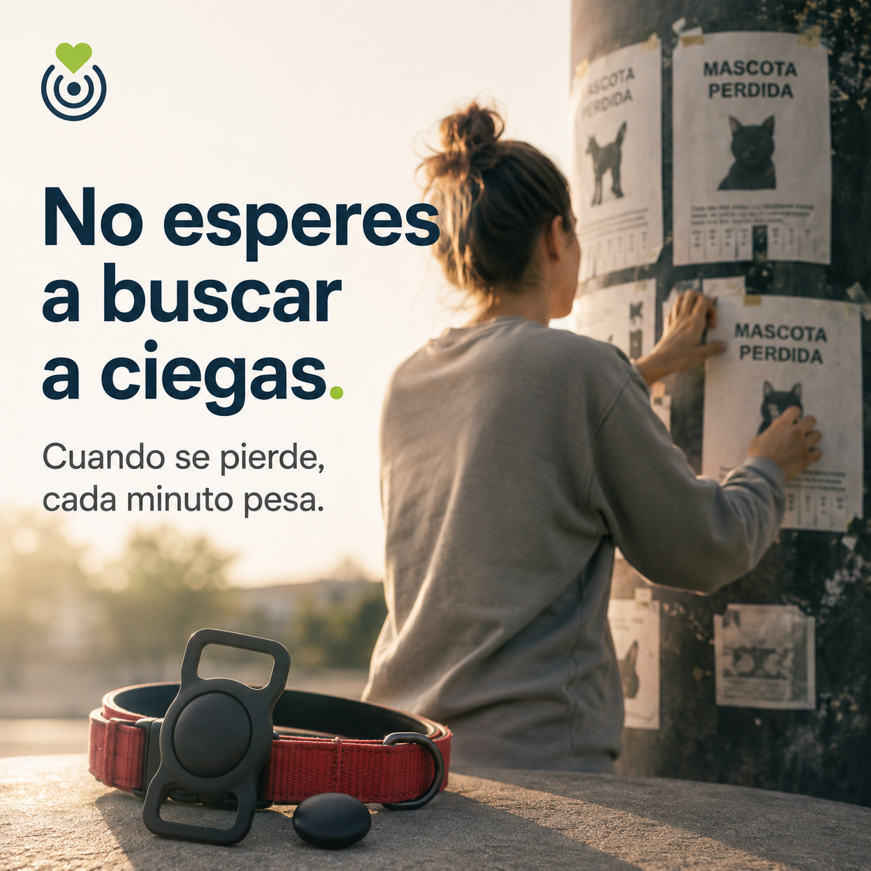 Rastreador Tipo GPS Para Mascotas.            |          Compatible Con Android y Apple